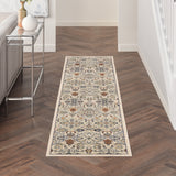 nourison allur alr03 beige rug