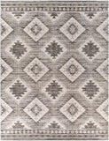 Hauteloom Spade SPAD Black Machine Made Polypropylene Rug