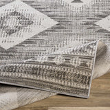 Hauteloom Spade SPAD Black Machine Made Polypropylene Rug