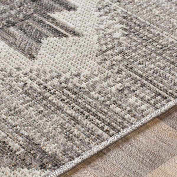 Hauteloom Spade SPAD Black Machine Made Polypropylene Rug