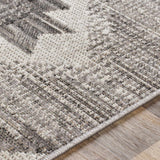 Hauteloom Spade SPAD Black Machine Made Polypropylene Rug