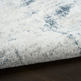 nourison dekor dek07 grey navy rug