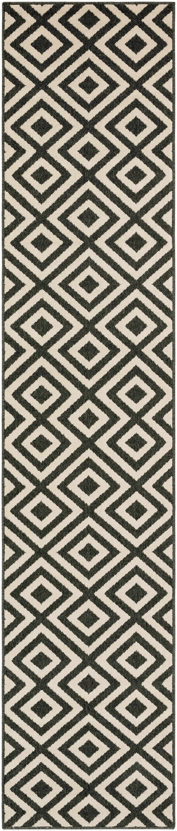 Hauteloom Spilsby SPIL Black Machine Made Olefin Rug