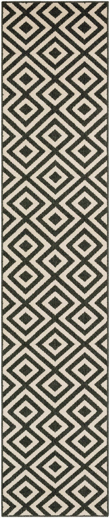 Hauteloom Spilsby SPIL Black Machine Made Olefin Rug