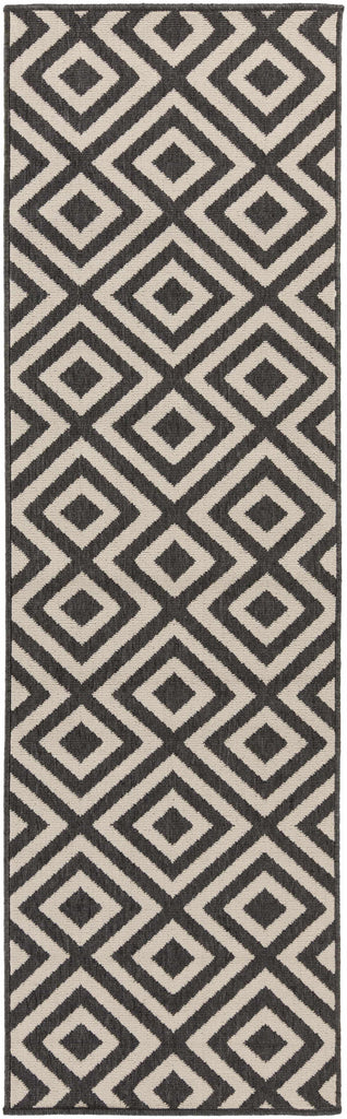 Hauteloom Spilsby SPIL Black Machine Made Olefin Rug