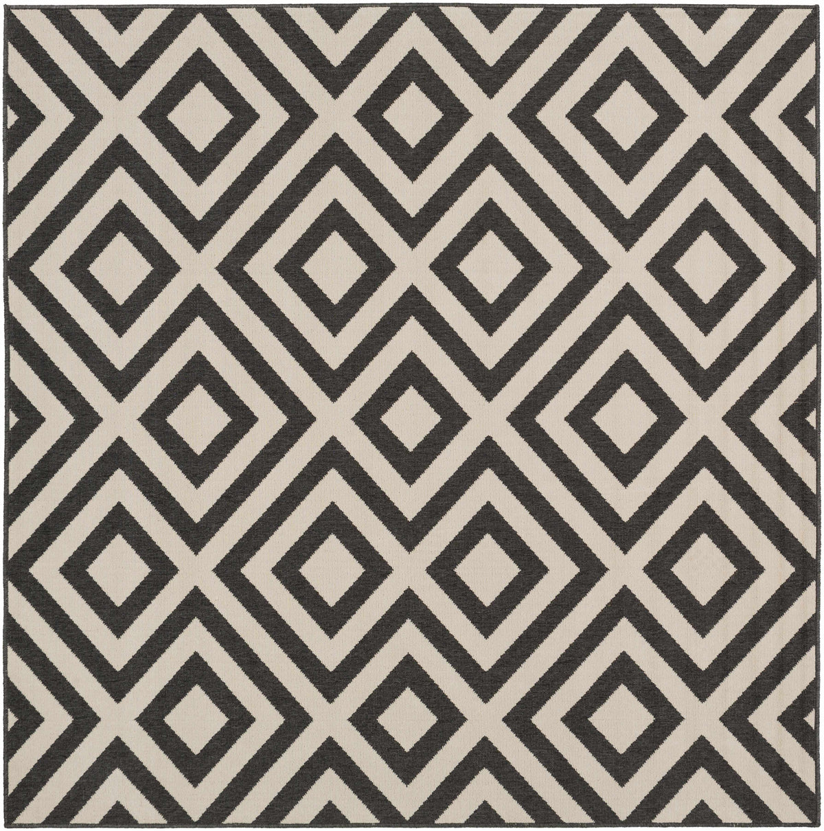 Hauteloom Spilsby SPIL Black Machine Made Olefin Rug