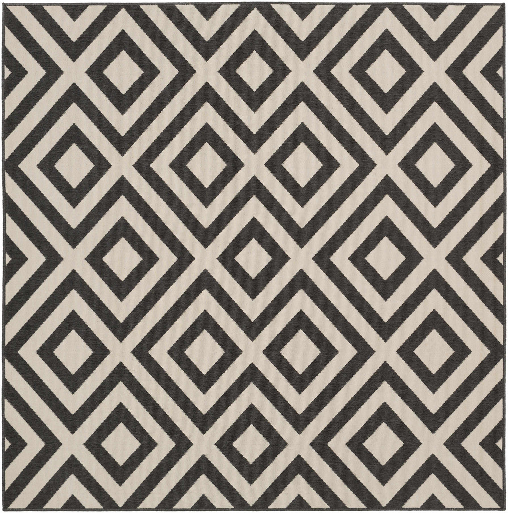 Hauteloom Spilsby SPIL Black Machine Made Olefin Rug