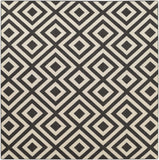 Hauteloom Spilsby SPIL Black Machine Made Olefin Rug