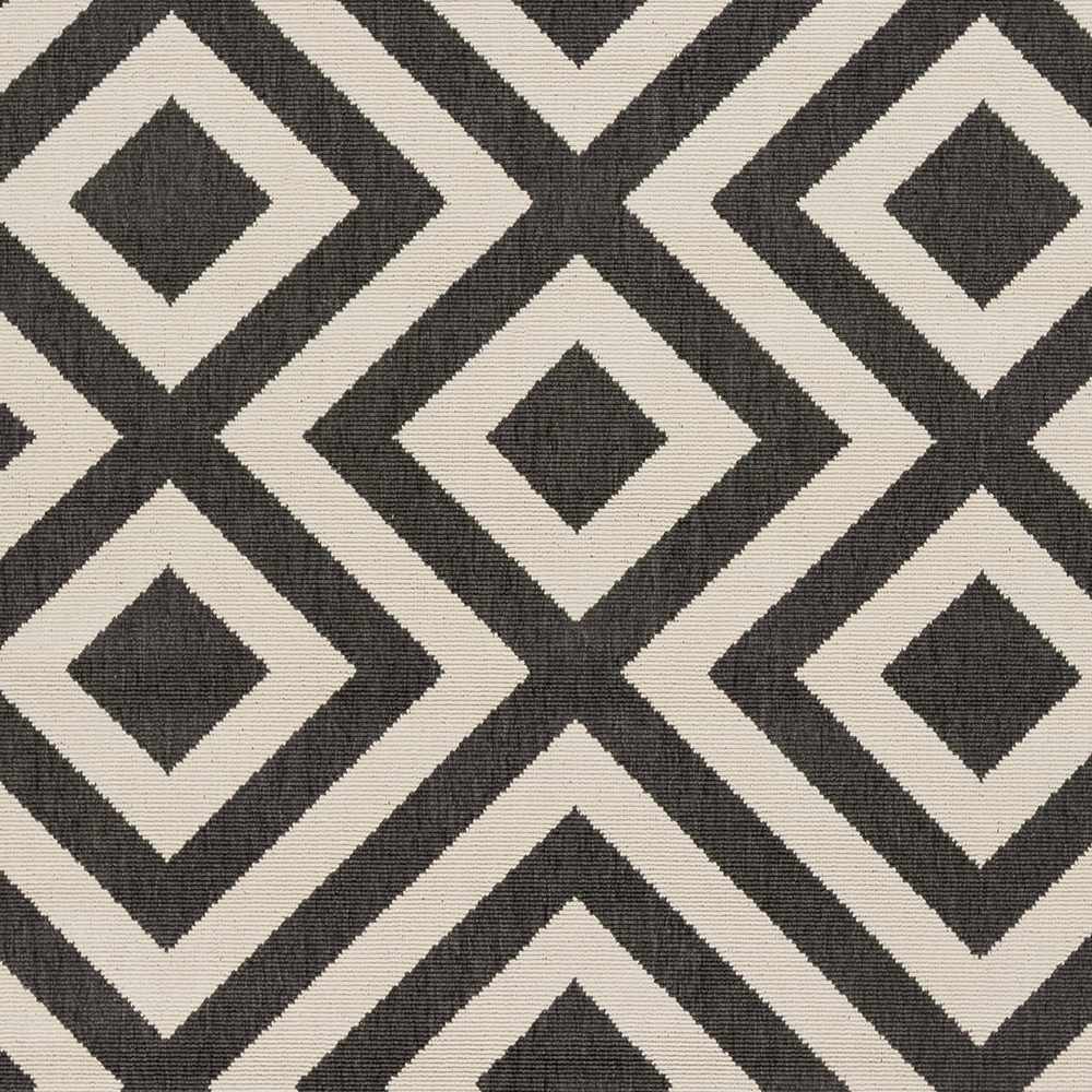 Hauteloom Spilsby SPIL Black Machine Made Olefin Rug