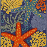 nourison aloha alh24 navy multicolor rug