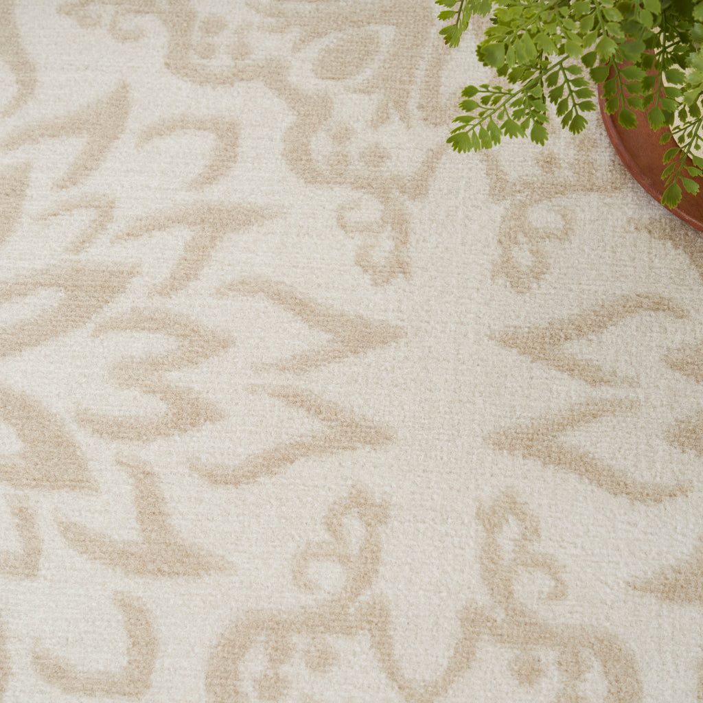 nourison jubilant jub06 ivory beige rug