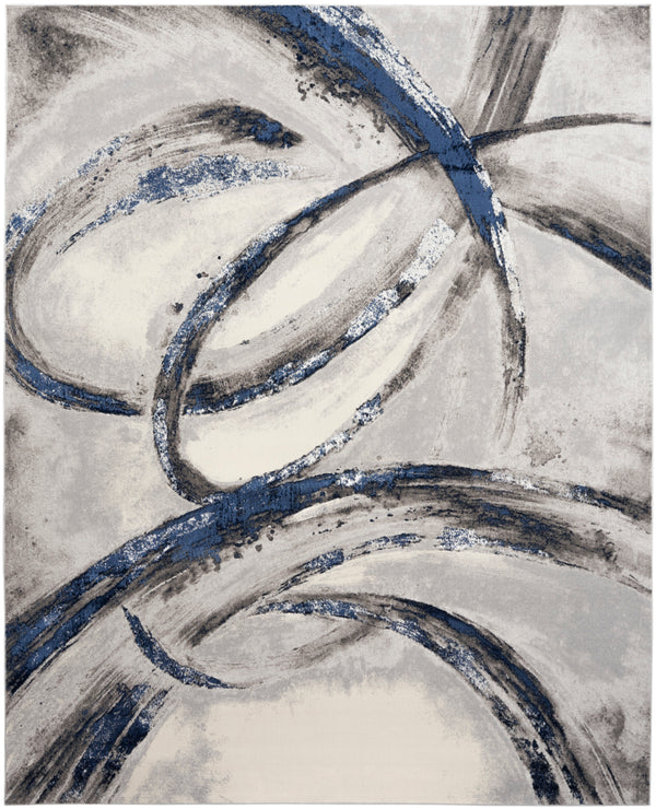 nourison brushstrokes bsk02 grey navy rug