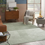 nourison care free caf04 green rug
