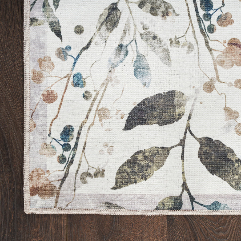 nourison nourison washables nwb05 ivory multicolor rug