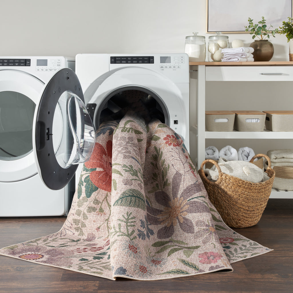 nourison nourison washables nwb06 cream multicolor rug
