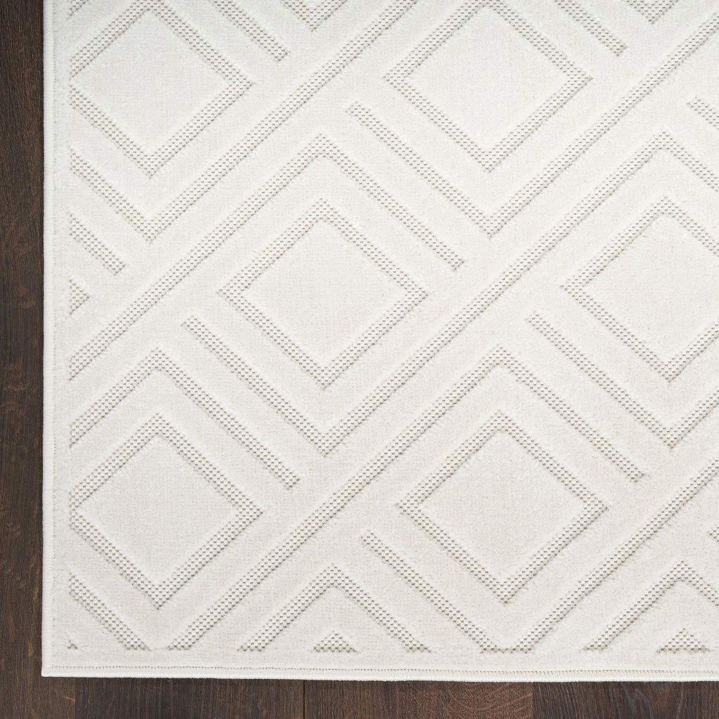 nourison care free caf03 ivory rug