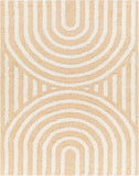 Hauteloom Arnel SRDGARNELA4 Mustard Machine Made Polyester Rug