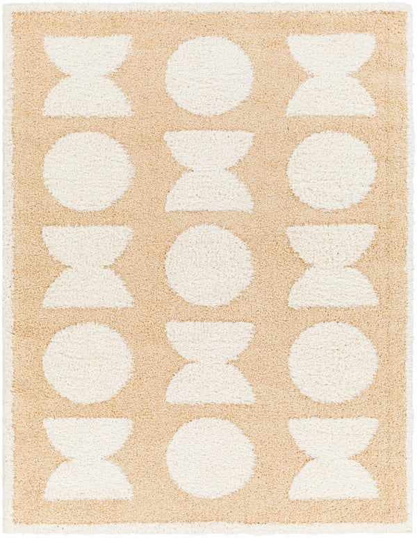 Hauteloom Dason SRDGDASONA2 Mustard Machine Made Polyester Rug