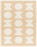 Hauteloom Dason SRDGDASONA2 Mustard Machine Made Polyester Rug