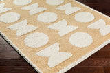 Hauteloom Dason SRDGDASONA2 Mustard Machine Made Polyester Rug