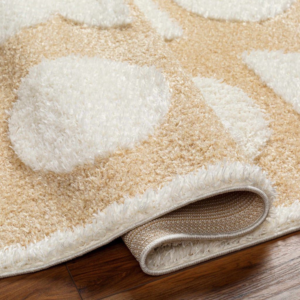 Hauteloom Dason SRDGDASONA2 Mustard Machine Made Polyester Rug