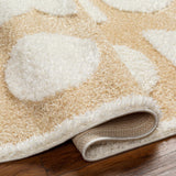 Hauteloom Dason SRDGDASONA2 Mustard Machine Made Polyester Rug