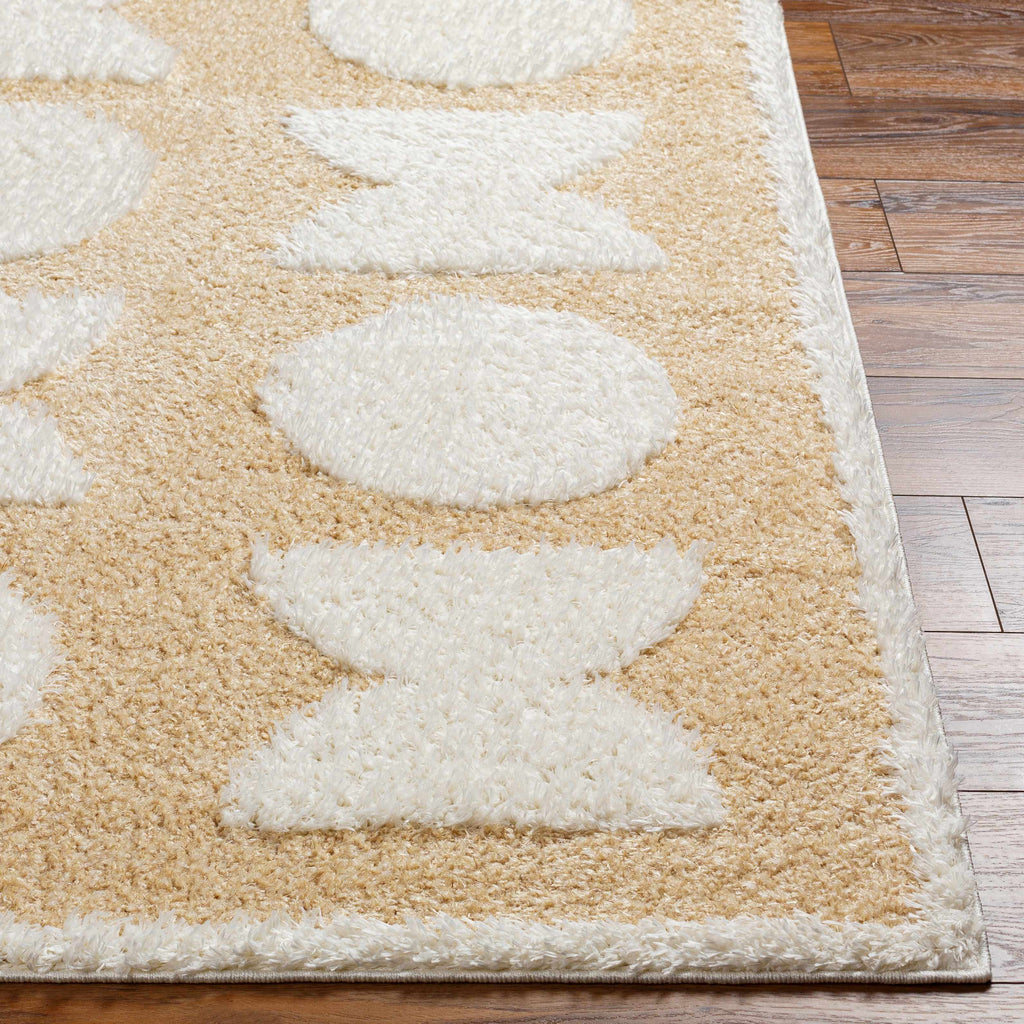 Hauteloom Dason SRDGDASONA2 Mustard Machine Made Polyester Rug