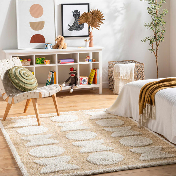 Hauteloom Dason SRDGDASONA2 Mustard Machine Made Polyester Rug