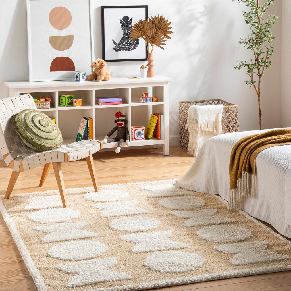 Hauteloom Dason SRDGDASONA2 Mustard Machine Made Polyester Rug