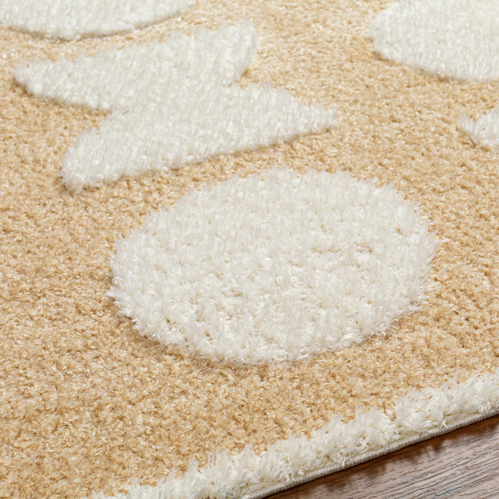 Hauteloom Dason SRDGDASONA2 Mustard Machine Made Polyester Rug