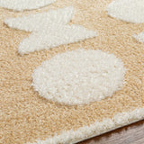 Hauteloom Dason SRDGDASONA2 Mustard Machine Made Polyester Rug