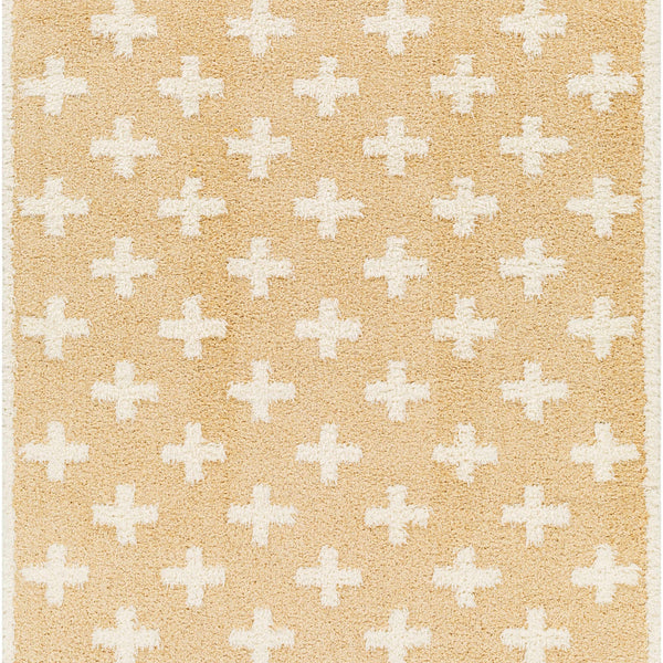 Hauteloom Satu SRDGSATU8A4 Mustard Machine Made Polyester Rug