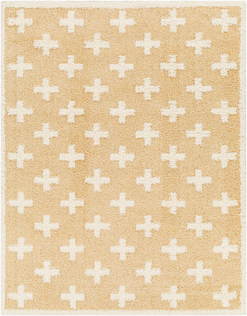 Hauteloom Satu SRDGSATU8A4 Mustard Machine Made Polyester Rug