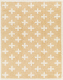 Hauteloom Satu SRDGSATU8A4 Mustard Machine Made Polyester Rug