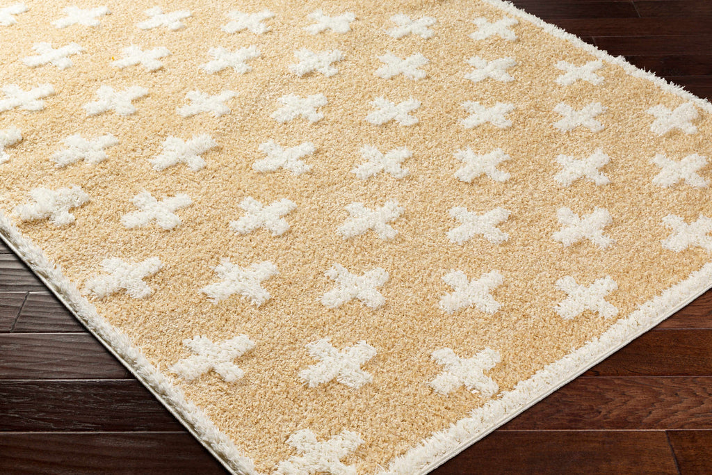 Hauteloom Satu SRDGSATU8A4 Mustard Machine Made Polyester Rug