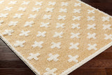 Hauteloom Satu SRDGSATU8A4 Mustard Machine Made Polyester Rug
