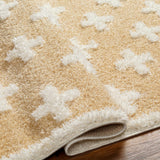 Hauteloom Satu SRDGSATU8A4 Mustard Machine Made Polyester Rug