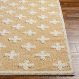 Hauteloom Satu SRDGSATU8A4 Mustard Machine Made Polyester Rug