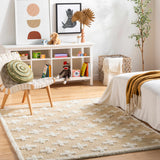 Hauteloom Satu SRDGSATU8A4 Mustard Machine Made Polyester Rug