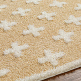 Hauteloom Satu SRDGSATU8A4 Mustard Machine Made Polyester Rug