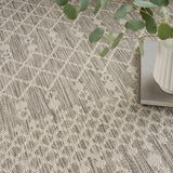 nourison positano pos02 light grey rug
