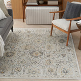 nourison oushak home ous01 grey rug
