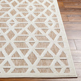 Hauteloom Nuri SSAMNURICA2 Dark Red Machine Made Polypropylene Rug