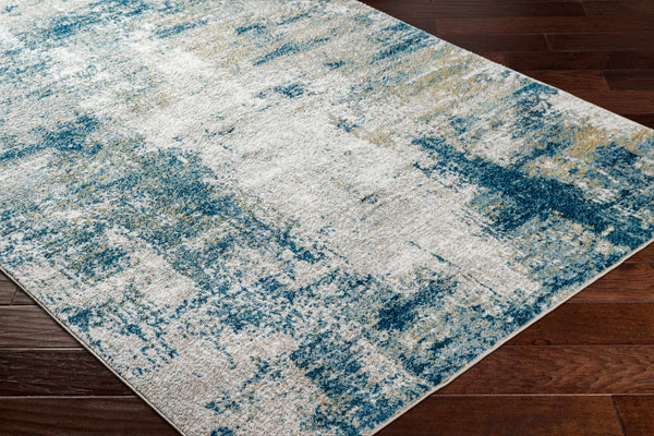 Hauteloom Duval SSFBDUVALA1 Silver Gray Machine Made Polyester Rug