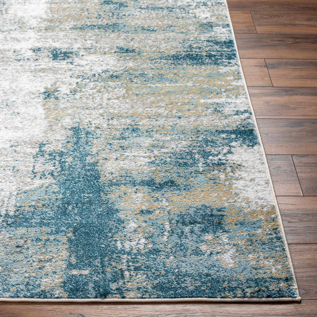 Hauteloom Duval SSFBDUVALA1 Silver Gray Machine Made Polyester Rug