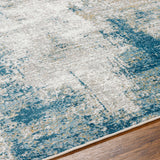Hauteloom Duval SSFBDUVALA1 Silver Gray Machine Made Polyester Rug
