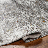 Hauteloom Duval SSFBDUVALA2 Light Gray Machine Made Polyester Rug