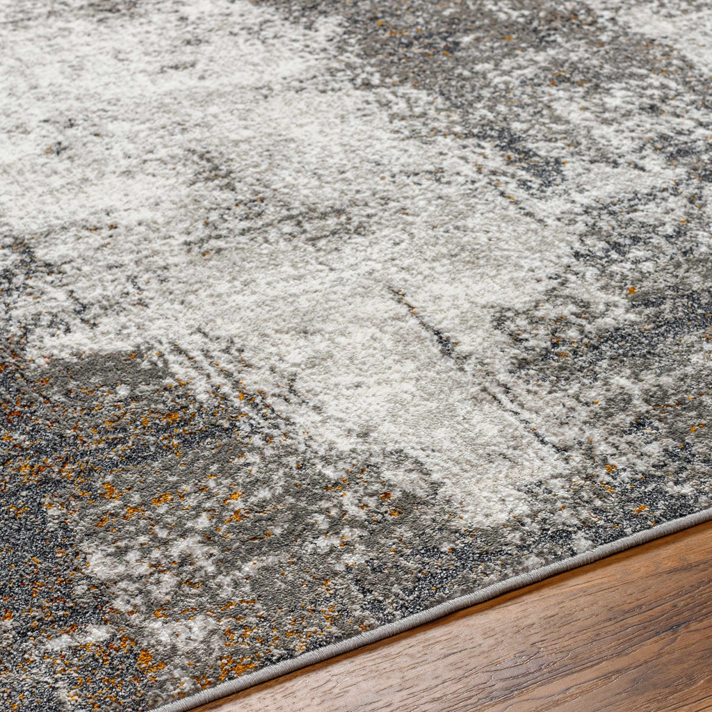 Hauteloom Duval SSFBDUVALA2 Light Gray Machine Made Polyester Rug