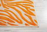 nourison aloha alh04 orange rug