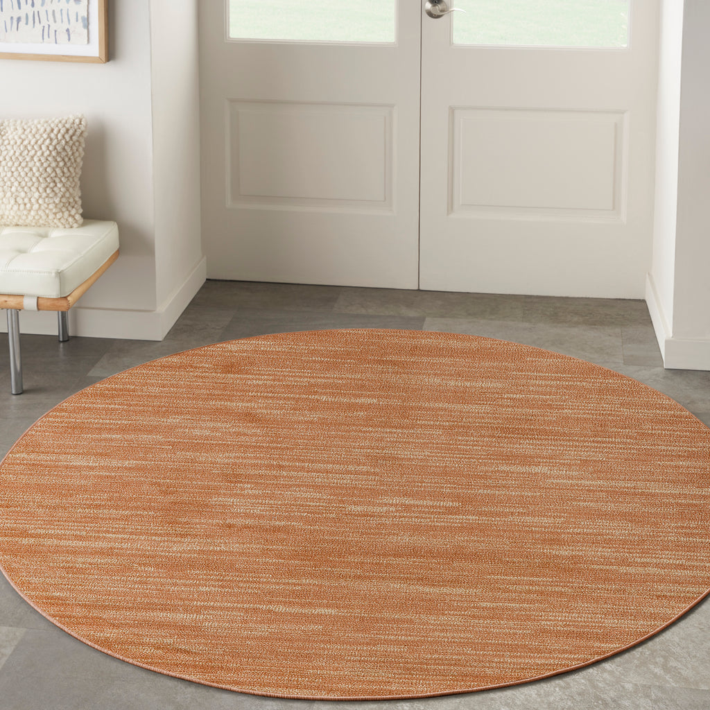 nourison nourison essentials nre01 rust rug